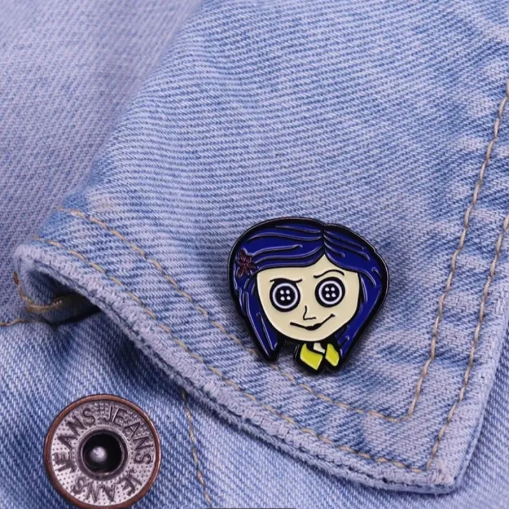 Coraline Cartoon Character Lapel Pin Great Gift brooch